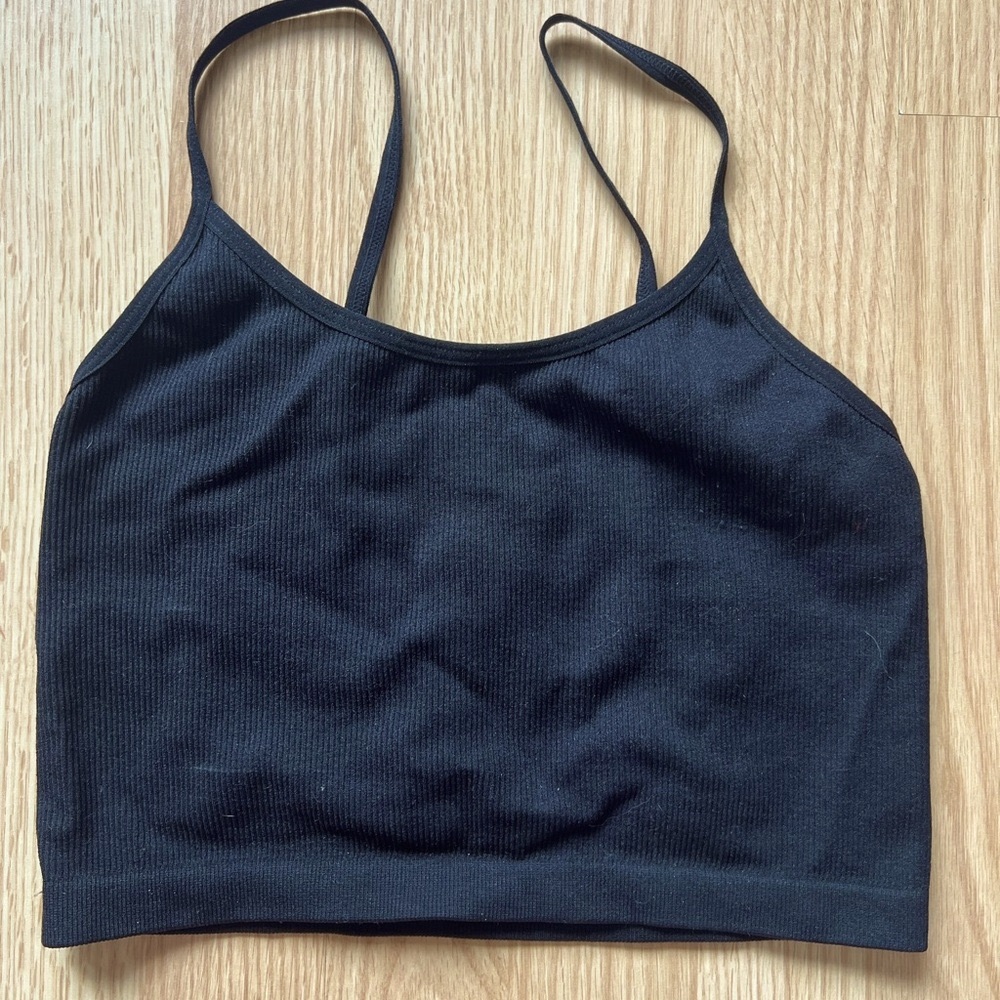 Bozzolo Black Crop/Tank Top